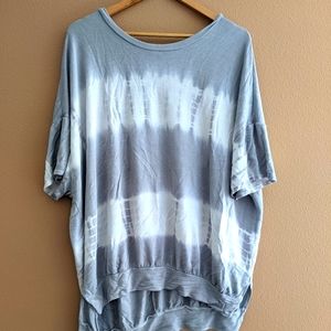 Slouchy Oversized Tie-Dye Top